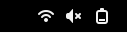 Indicateur batterie off